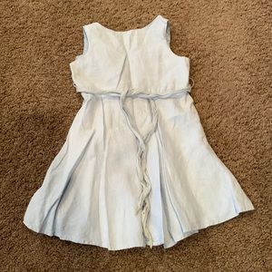 Girl’s 100% linen dress